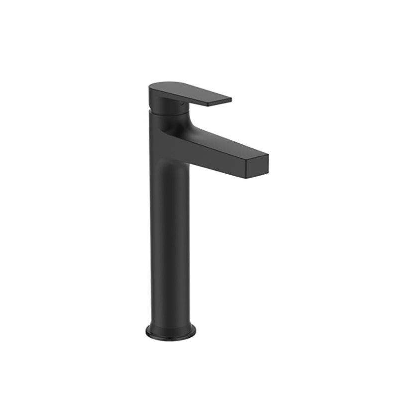 Taut Tall Basin Mixer-Matte Black