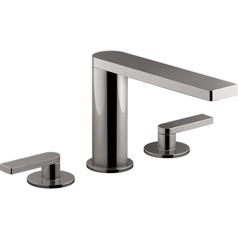 Composed Hob Mount Basin Set-Lever Handles Titanium