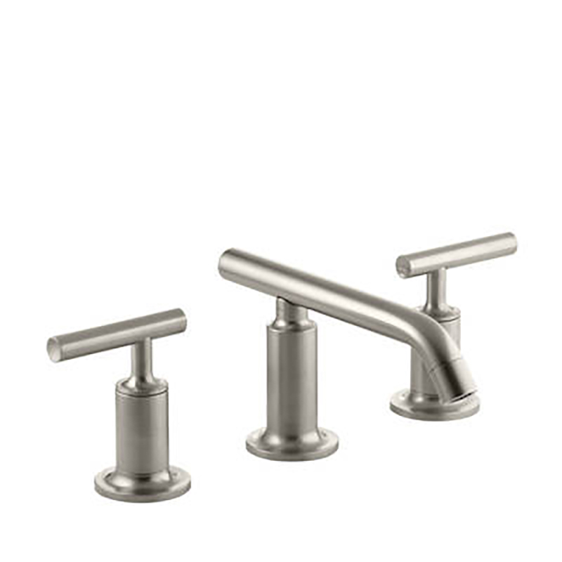 Purist Low Spout Basin Set with Lever Handles