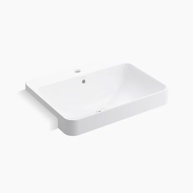 Forefront Rectangular Semi-Recessed Basin