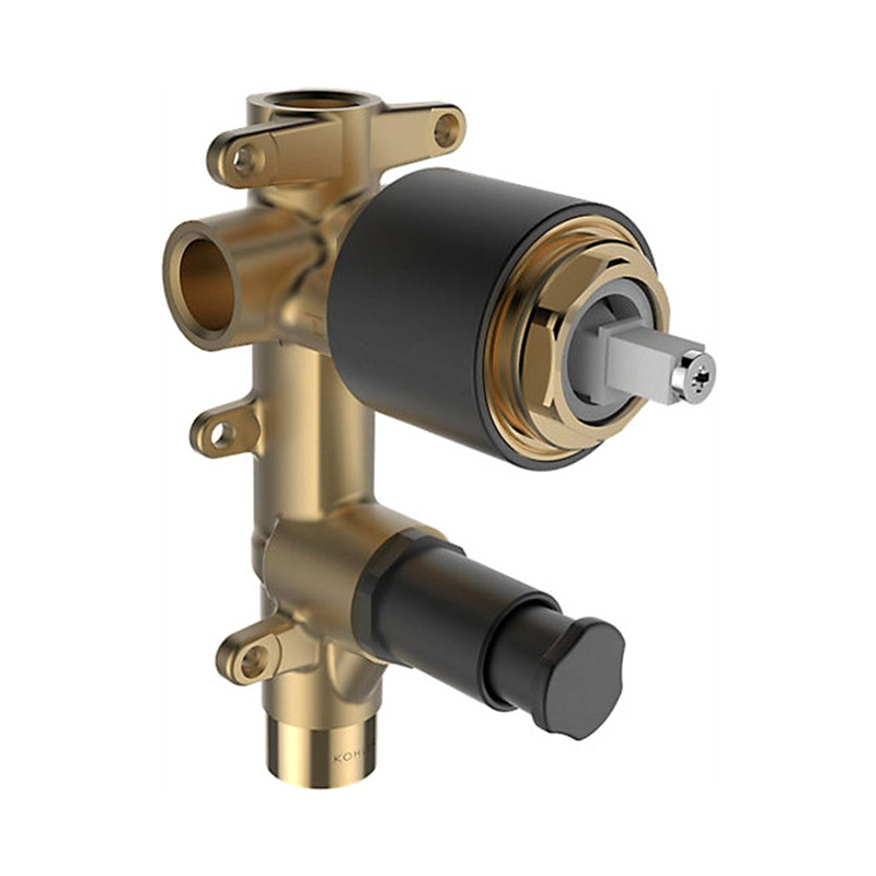 Shower & Bath 40mm Valve with Diverter-Matte Black